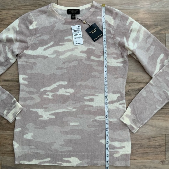 Charter Club 100% Cashmere Camo Sweater - Picture 9 of 9